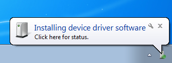 Installing device driver Software